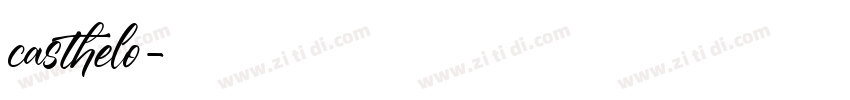 casthelo字体转换