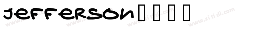 Jefferson字体转换