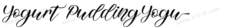 YogurtPuddingYogu字体转换