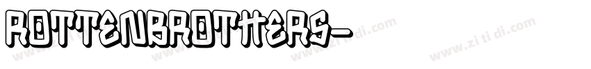 RottenBrothers字体转换