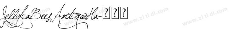 JellykaBeesAntiqueHa字体转换
