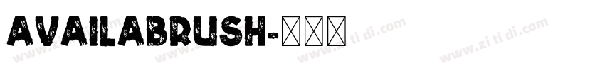 Availabrush字体转换