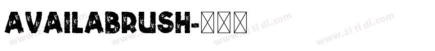 Availabrush字体转换