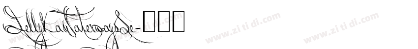 JellykaWaterwaysSe字体转换