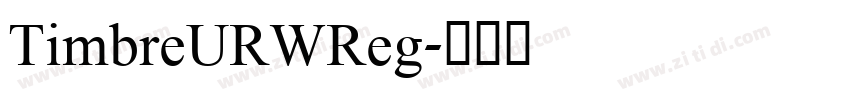 TimbreURWReg字体转换