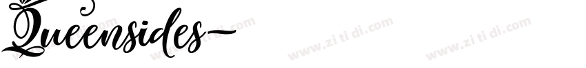Queensides字体转换