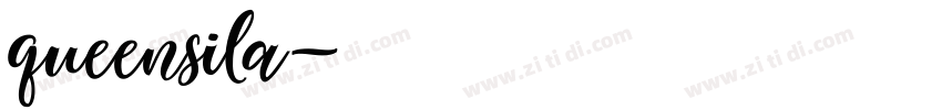 queensila字体转换