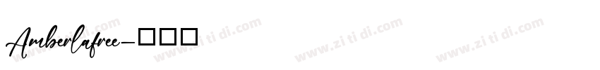 Amberlafree字体转换