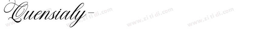 Quensialy字体转换