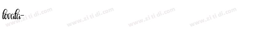 lovata字体转换