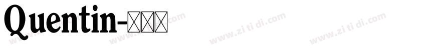 Quentin字体转换