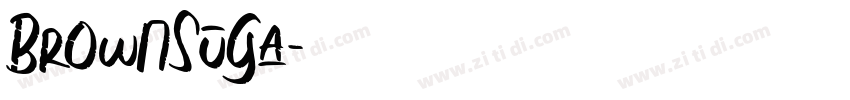BrownSuga字体转换