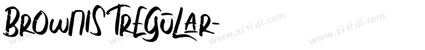 Brownistregular字体转换