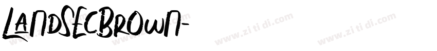 LandsecBrown字体转换