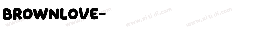 BrownLove字体转换
