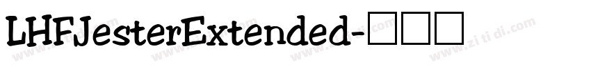 LHFJesterExtended字体转换