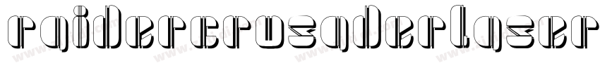 raidercrusaderlaser字体转换