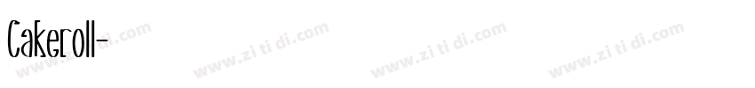 Cakeroll字体转换