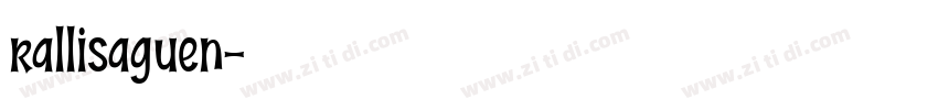 rallisaguen字体转换