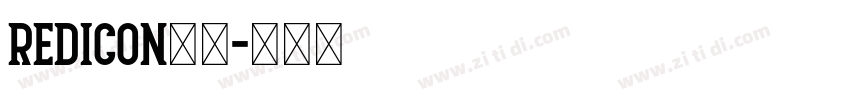 REDICON字体字体转换