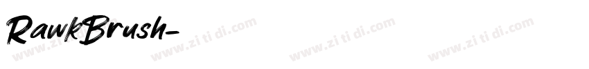 RawkBrush字体转换