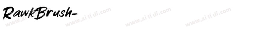 RawkBrush字体转换