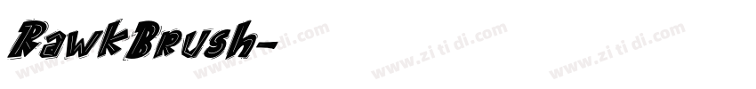 RawkBrush字体转换