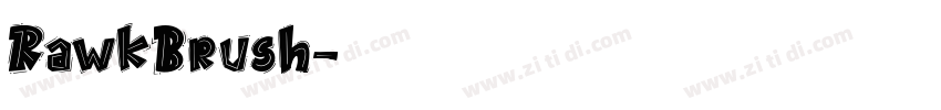 RawkBrush字体转换