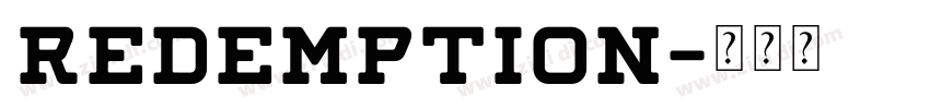 redemption字体转换