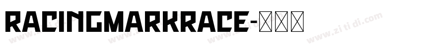 RacingMarkRace字体转换