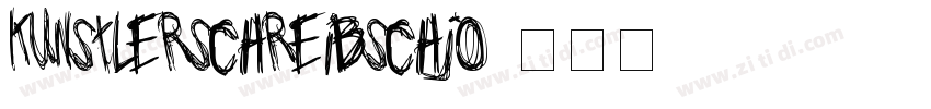 KunstlerschreibschJo字体转换
