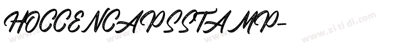 HOCCENCAPSSTAMP字体转换