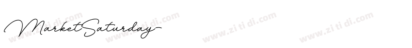 MarketSaturday字体转换