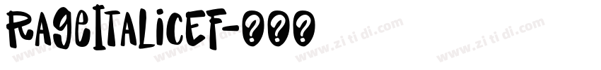 RageItalicEF字体转换