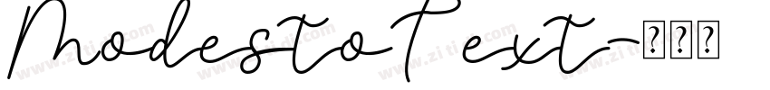 ModestoText字体转换