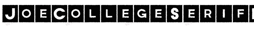 JoeCollegeSerifNFW0字体转换