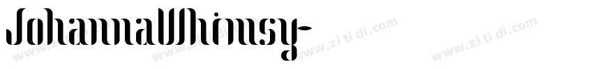 JohannaWhimsy字体转换
