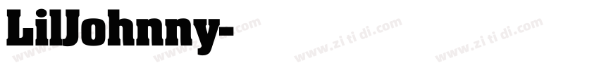 LilJohnny字体转换