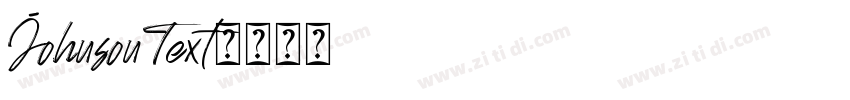 JohnsonText字体转换