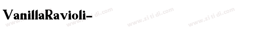 VanillaRavioli字体转换