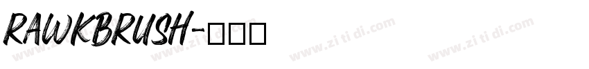 RawkBrush字体转换