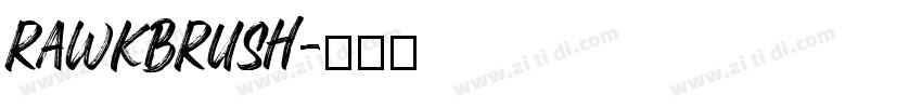 RawkBrush字体转换