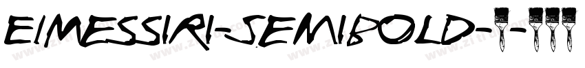 EIMessiri-SemiBold-半字体转换