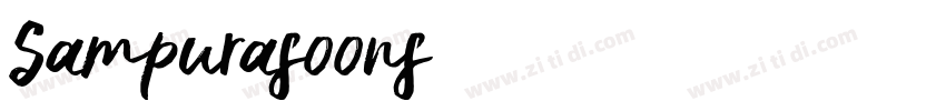 Sampurasoons字体转换