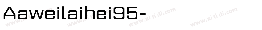 Aaweilaihei95字体转换