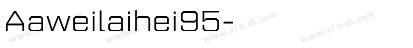 Aaweilaihei95字体转换