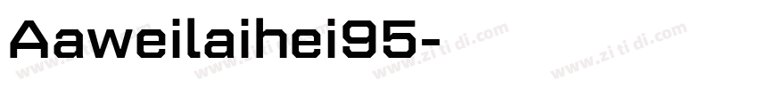 Aaweilaihei95字体转换