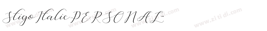 StigoItalicPERSONAL字体转换