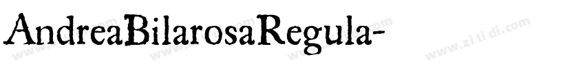 AndreaBilarosaRegula字体转换