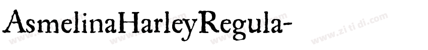 AsmelinaHarleyRegula字体转换